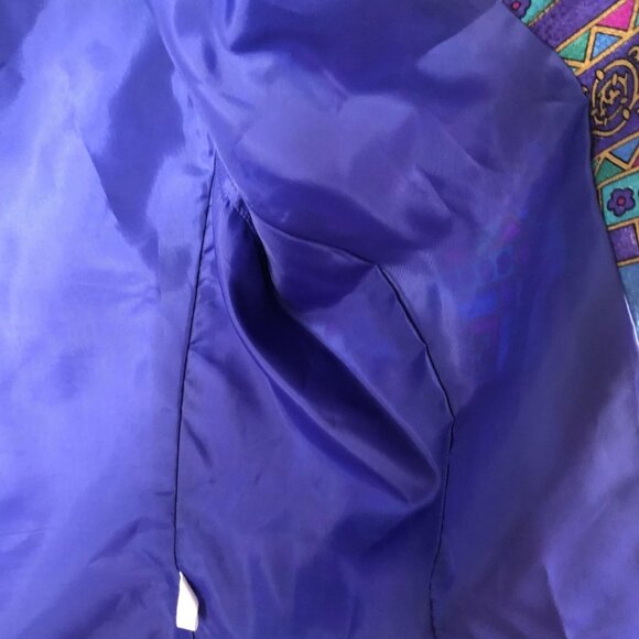 Vintage Adrianna Papell Jacket Womens 12 Silk Teflon Protector Safe Vintage Styl - Picture 13 of 16